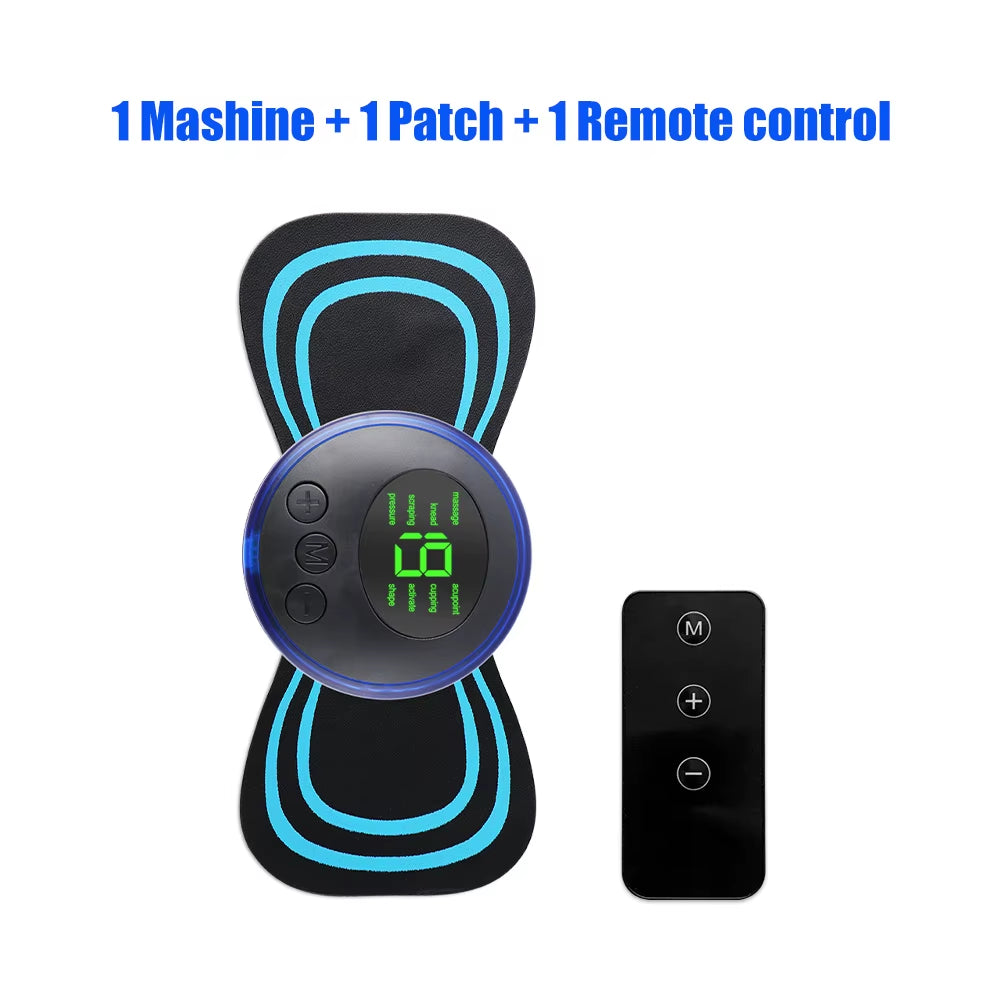 Electric EMS Pulse Neck Massager 8 Mode Back Shoulder Muscle Pain Relief Body Massage Relax Muscle Stimulator Fitness Instrument