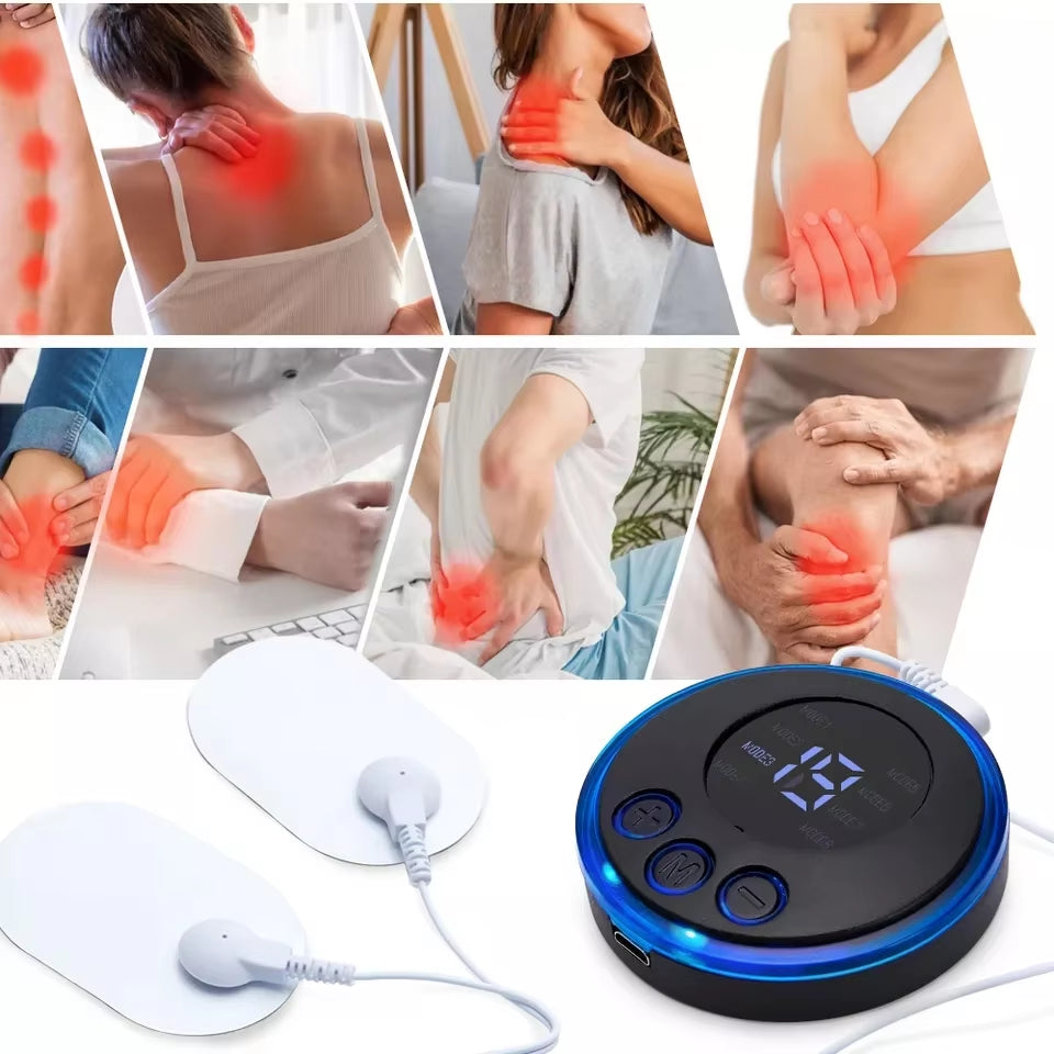 EMS Massageador Electric Pulse Neck Massager Body Massage Patch Neck Back Leg Muscle Stimulator Portable Relief Pain Relax Tools